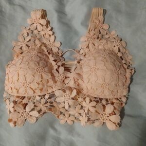 Light pink shein bra size small